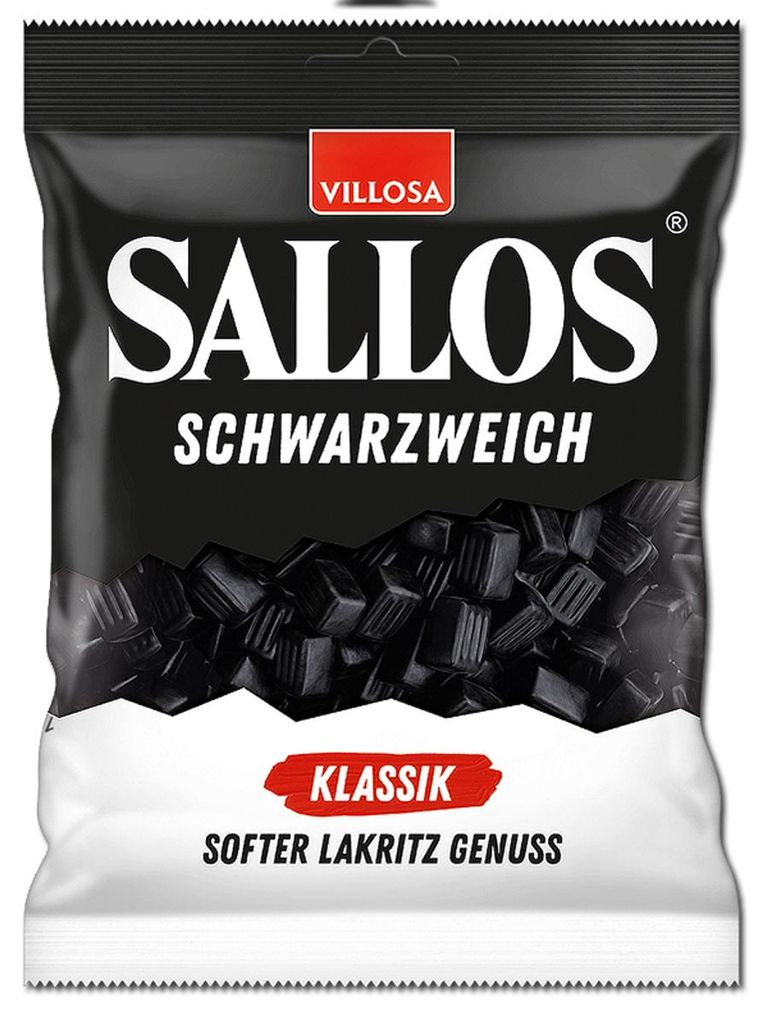 Sallos czarna klasyczna lukrecja miękka odpowiednia dla Zdjęcie produktu 