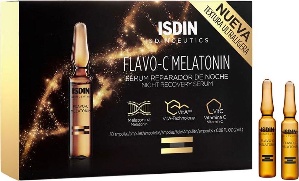 ISDINCEUTICS Flavo-C Melatonin Ampullen 30 x 2 ml Produktbild 