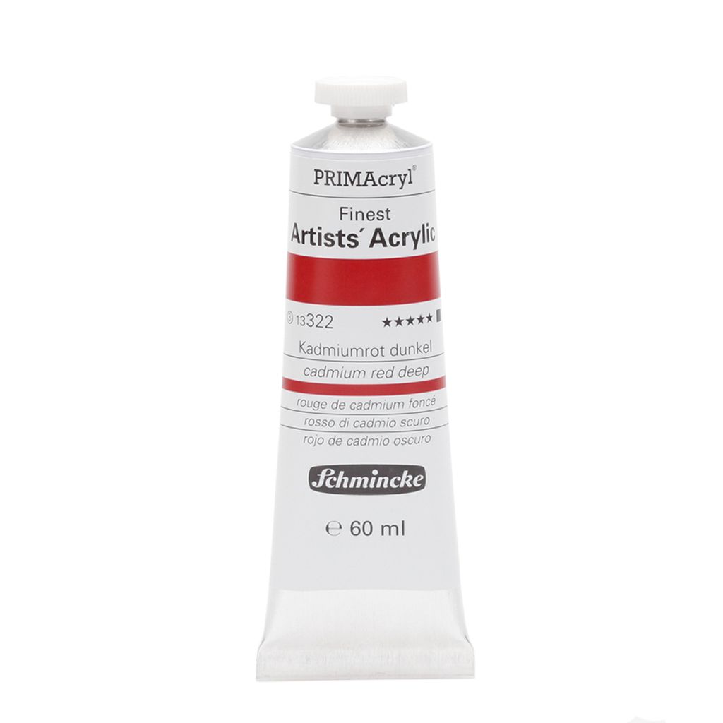 Schmincke 60ml PRIMAcryl Kadmiumrot dunkel Acryl 13 322 011