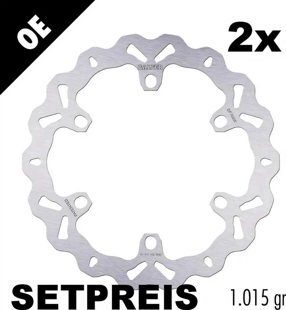 Kit frein avant Galfer pour Ducati Multistrada 1000/1100 2003 à 2009