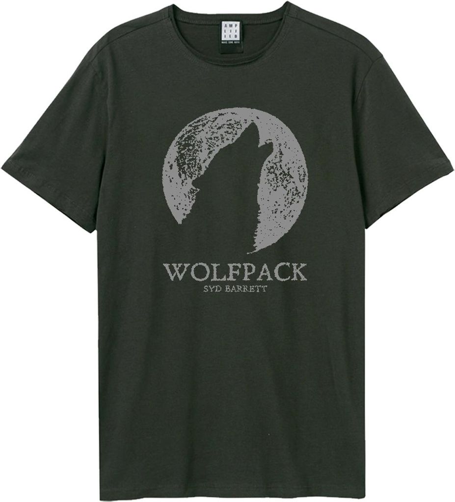 Amplified - "Wolfpack" T-Shirt für Herren/Damen Uni GD3039 (S) (Holzkohle)