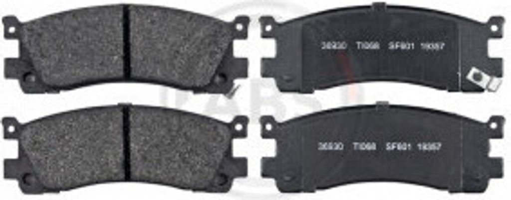 A.B.S. 36930 Bremsbelagsatz, Scheibenbremse OE HF392648ZA kompatibel mit Xedos 9