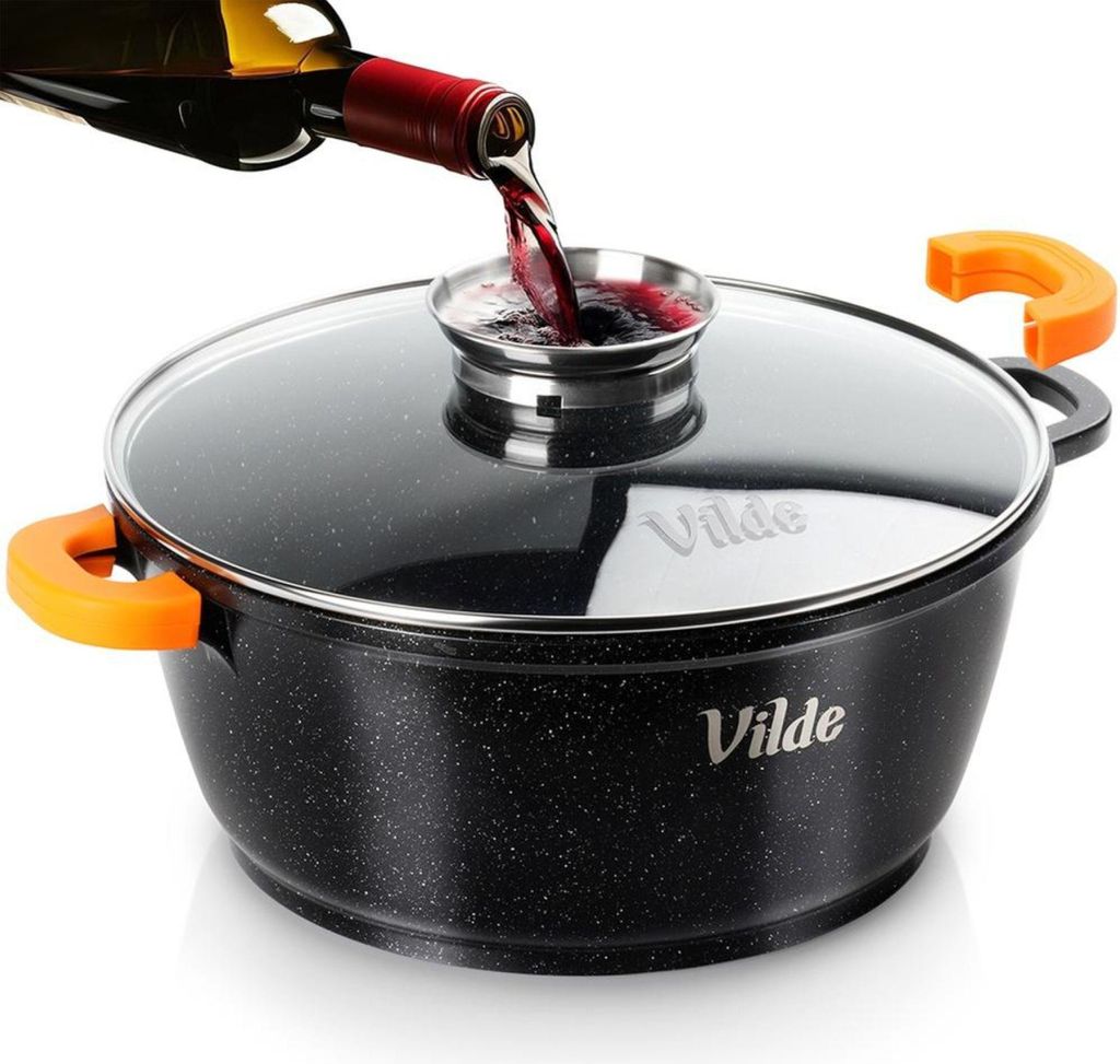 Vilde | Casserole avec couvercle en verre - 28 cm - 5,8 l - Image du produit 