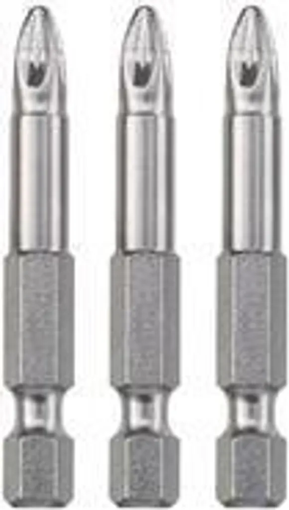 Embout de Vissage PZ 3 kwb 121153 en Acier de Haute Qualité - 3 Pièces