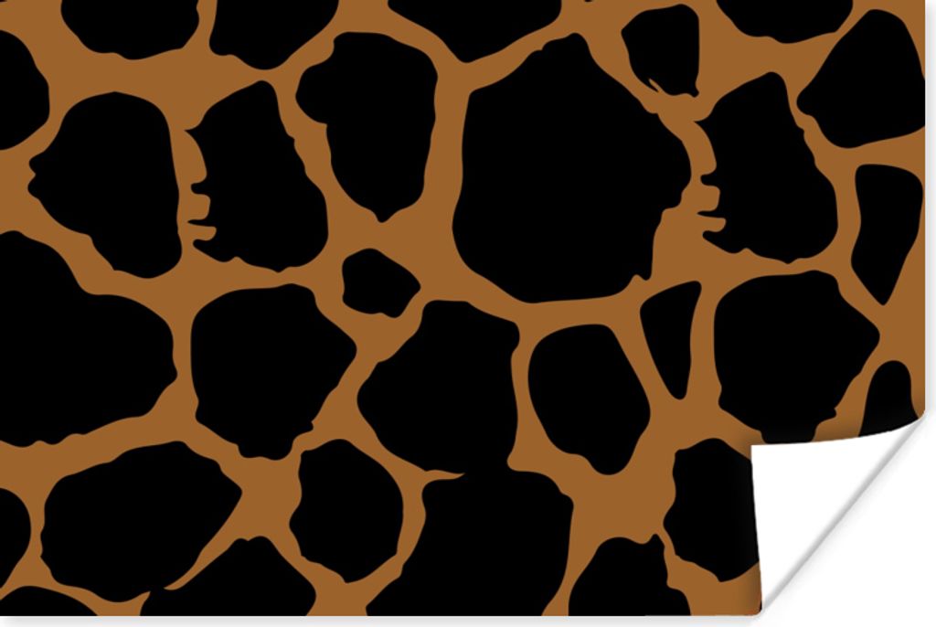MuchoWow Poster Leopardenmuster - Tiere - Design 120x80 cm - Bilder