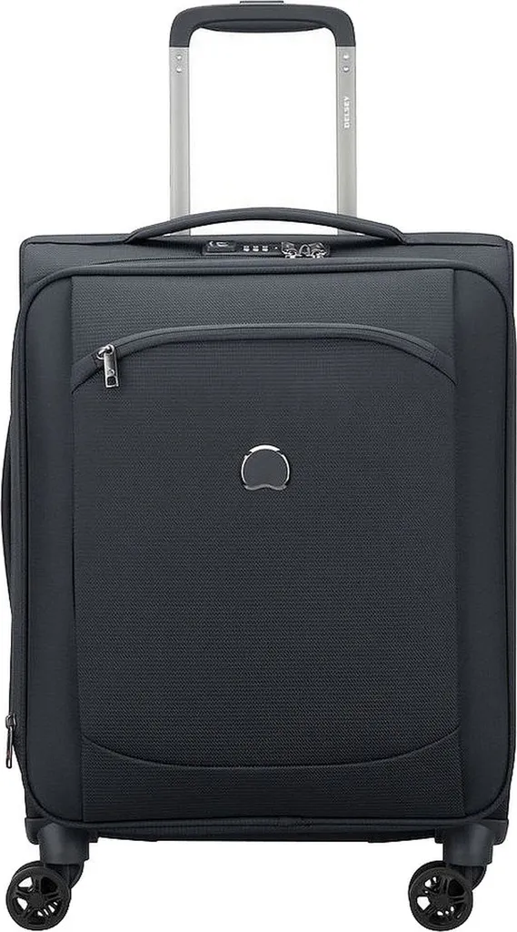 Bagage Cabine DELSEY Montmartre Air 2.0 Noir pour Voyage de Weekend