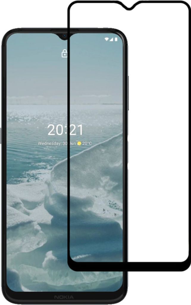 Smartphonica Displayschutzfolie geeignet für Nokia G20 - Full Cover Tempered Glass - Gehärtetes Glas geeignet für Nokia G20