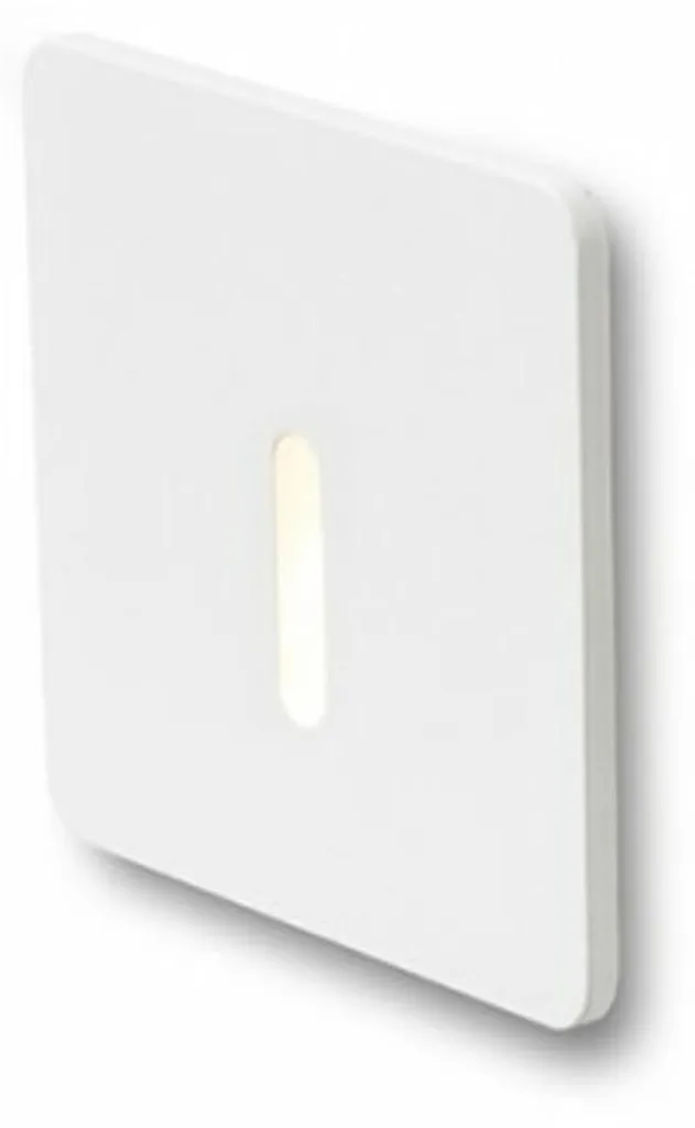 Spot LED encastrable mural blanc IRIA SQ RENDL 230V 3000K 10°