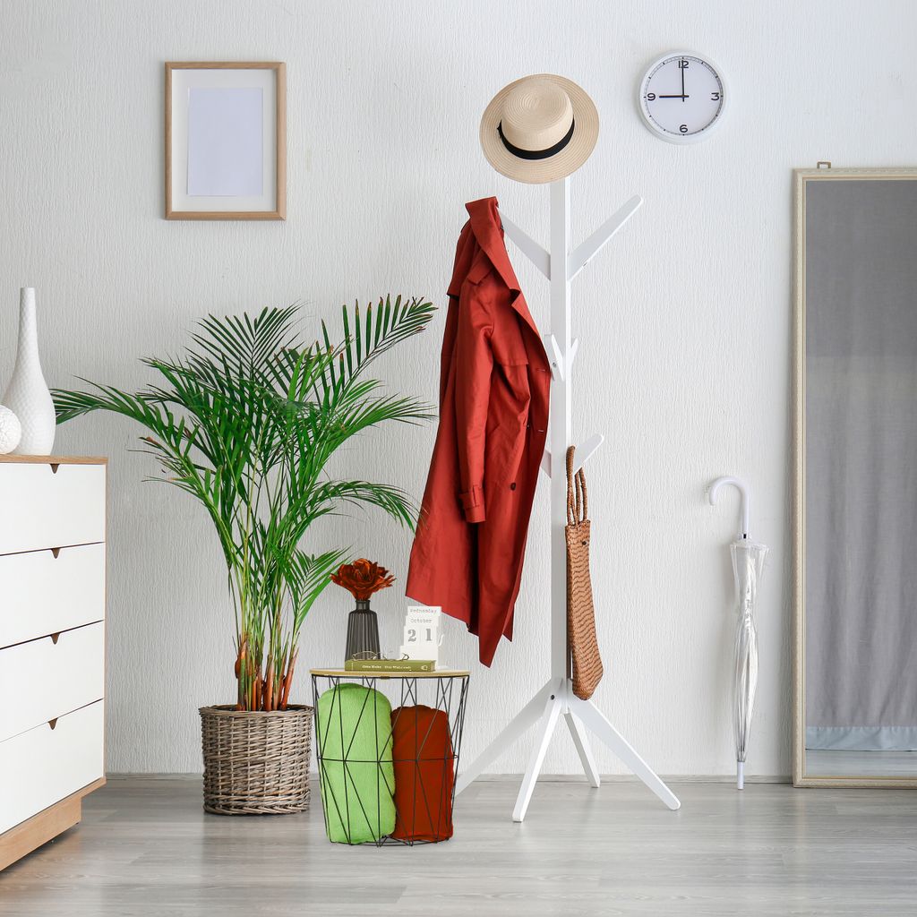 Relaxdays Korbtisch 3er Set, rund, Korb Beistelltisch