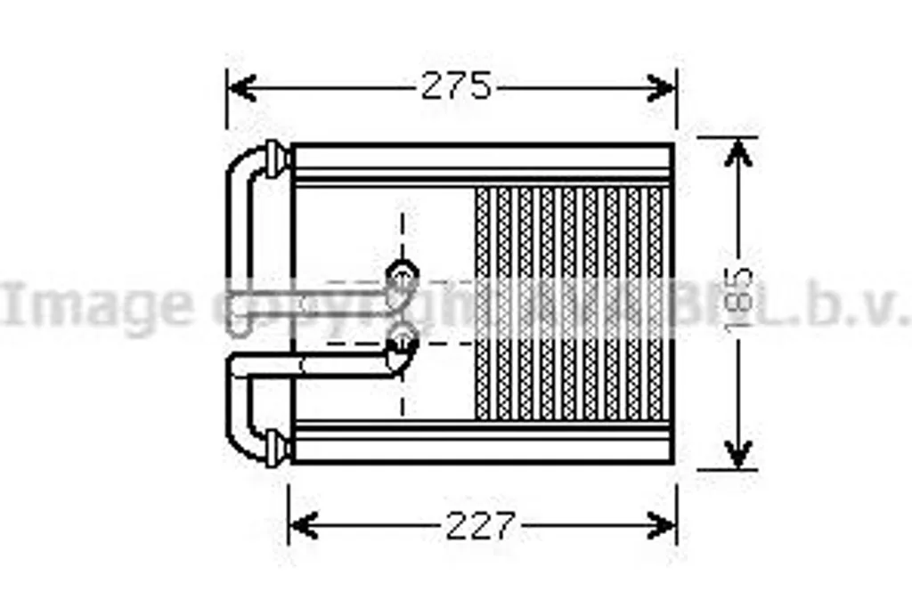 Système Chauffage AVA HY6168 OE 9 en Aluminium pour Tucson 2.0