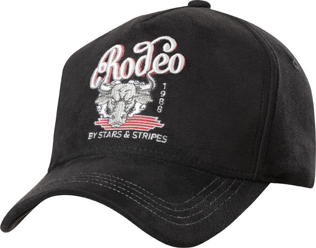 Stars & Stripes Basecap Truckercap Cap »RODEO« Schwarz Produktbild 