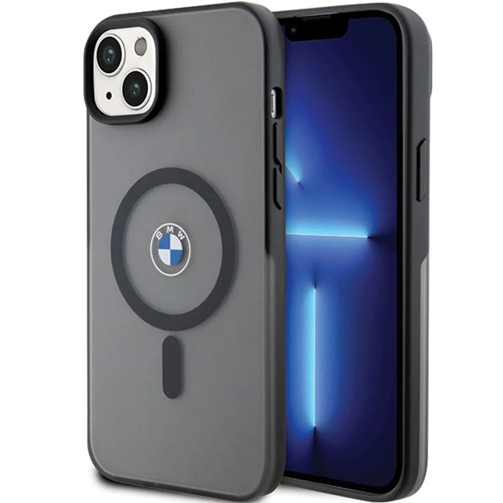 BMW Hardcase iPhone 14 & 15 Plus Magsafe - Custodia Protettiva Nera