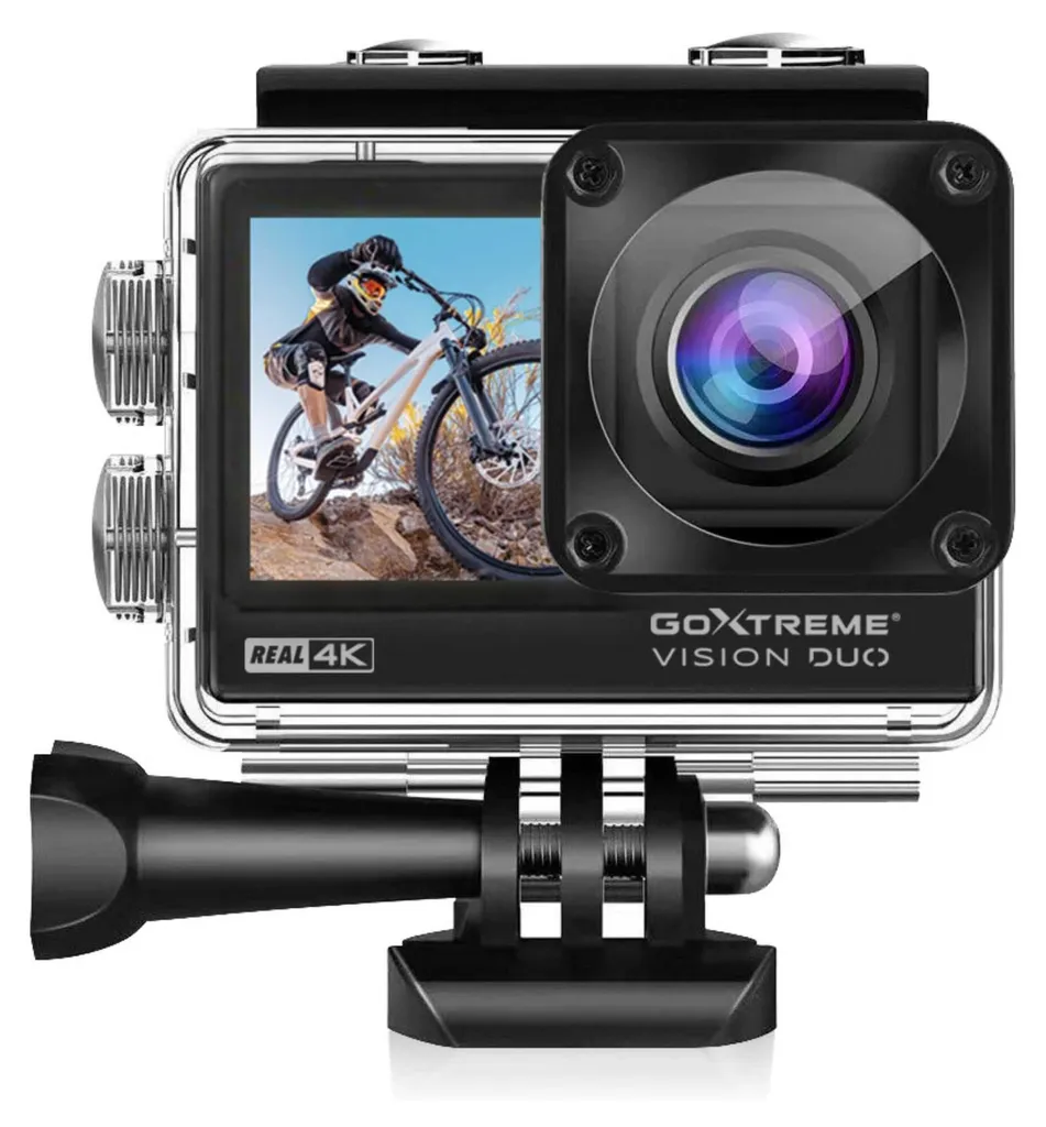 GoXtreme Vision DUO 4K Action Cam - Doppia Scelta per Video Sportivi