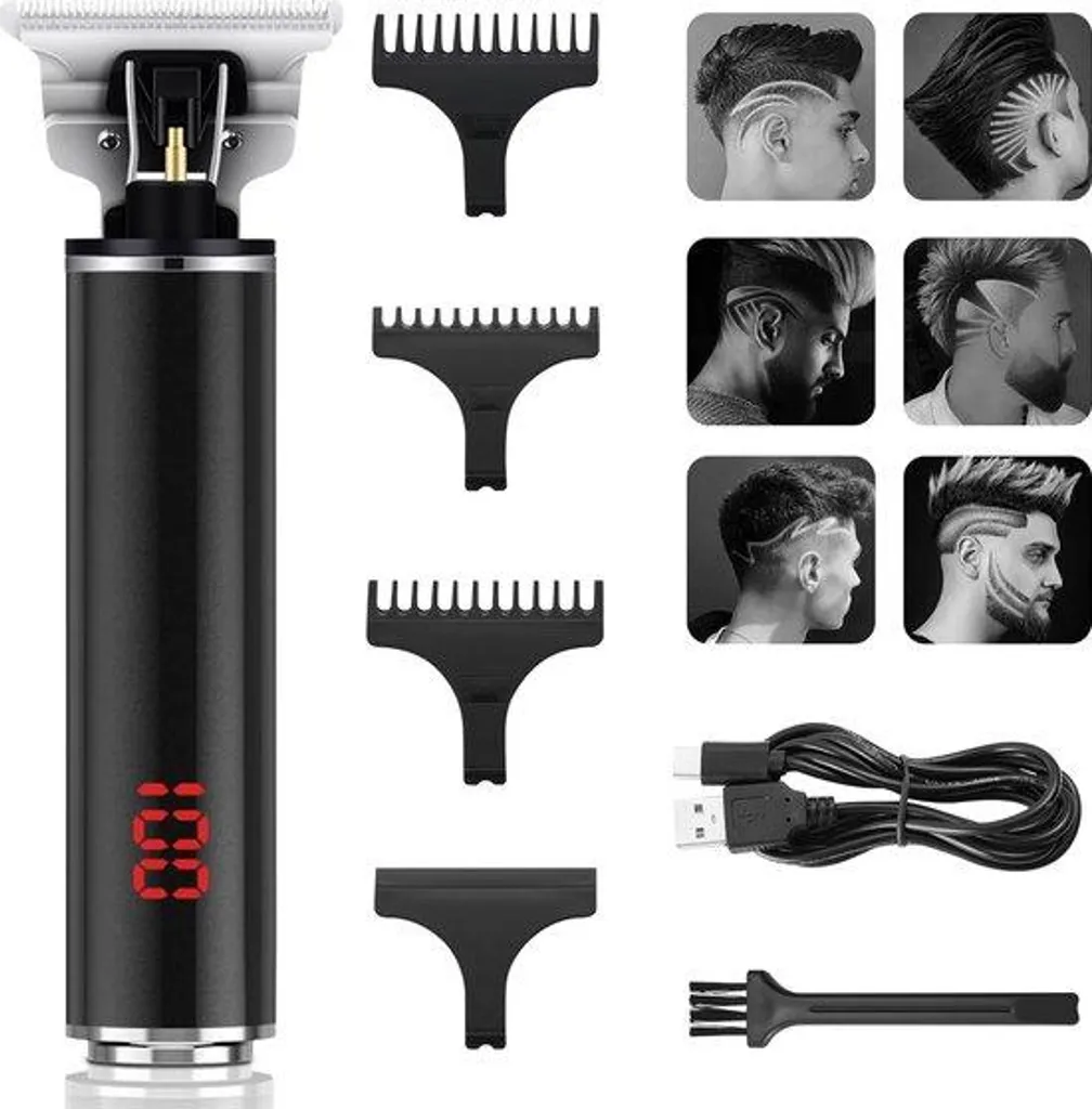 Rasoir manuel 3 lames pour homme avec kit complet de soin pour le visage