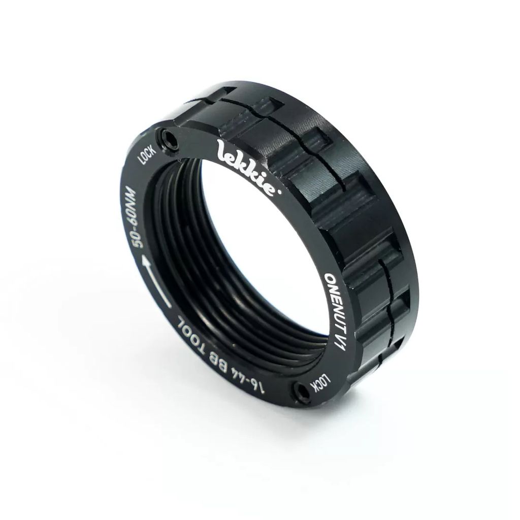 windmeile | Lekkie OneNut Verschlussring, Schwarz, kompatibel zu Bafang BBS Systeme, Befestigung des Motors, E-Bike, Pedelec