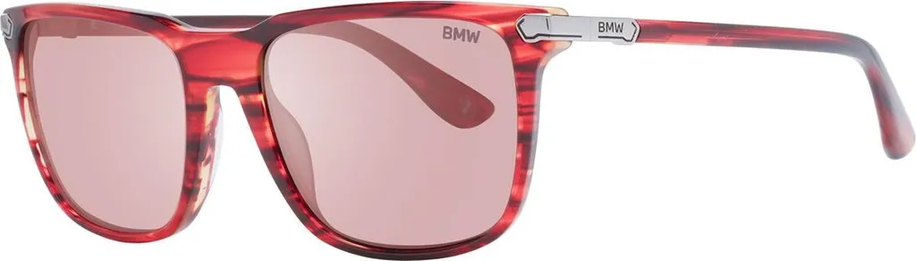 BMW Lunettes de soleil BW0037 68L 56 : Monture pilote luxe pour homme
