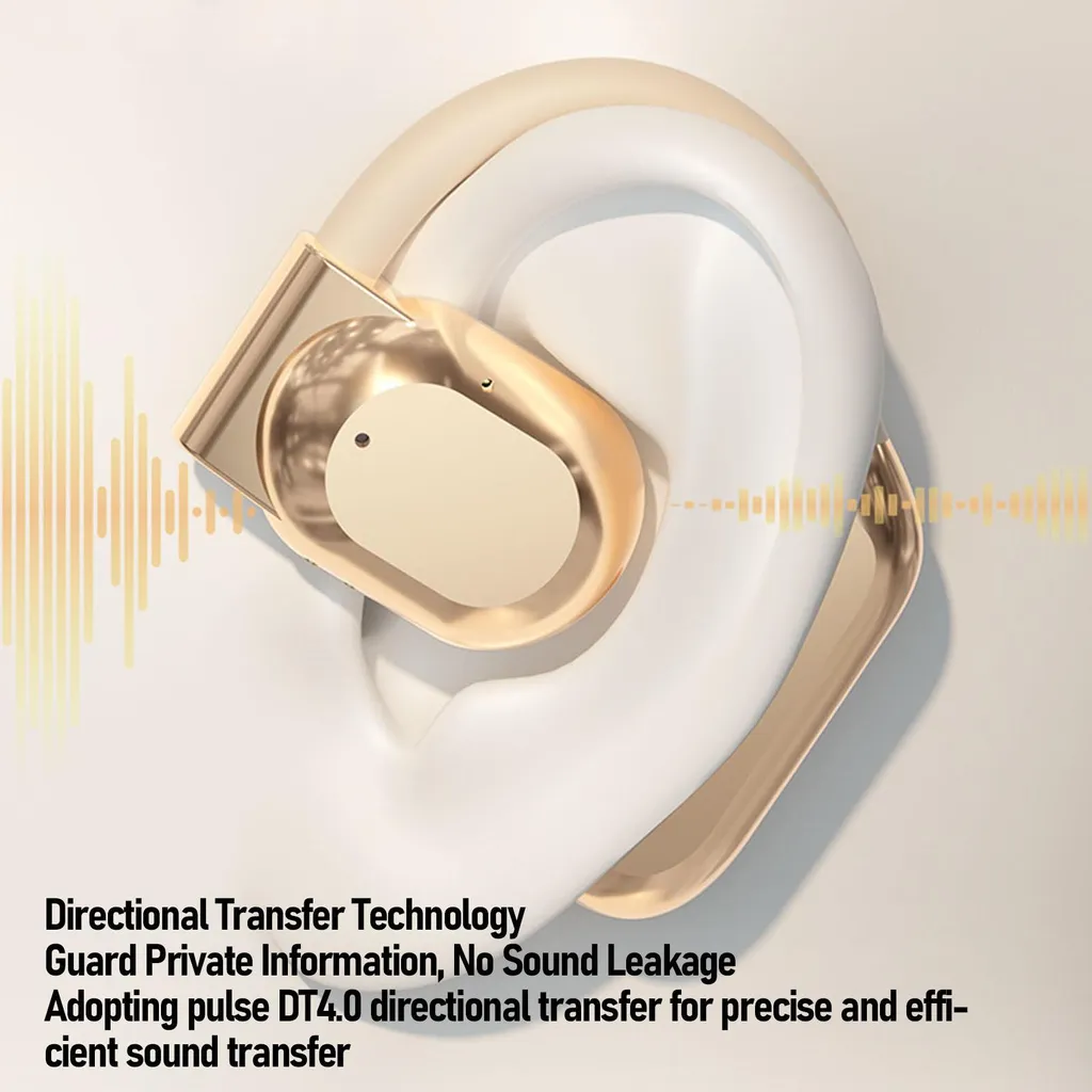 Écouteurs de Traduction IA Bluetooth avec Réduction de Bruit Active Brun