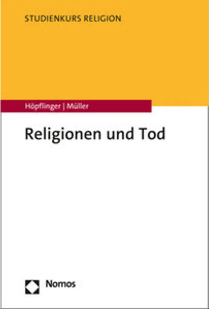 Livre de sociologie Religionen und Tod pour vos études universitaires