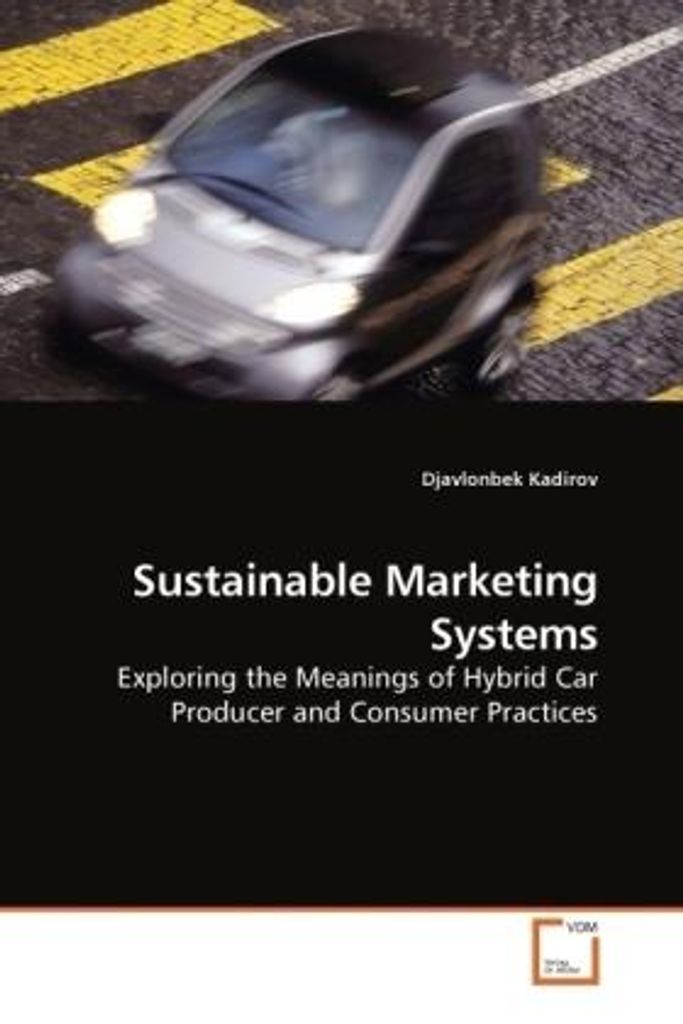 Kadirov, D: Sustainable Marketing Systems