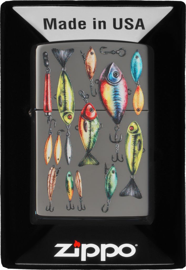 Feuerzeug ZIPPO FISCHING HOOKS DESIGN 60007236