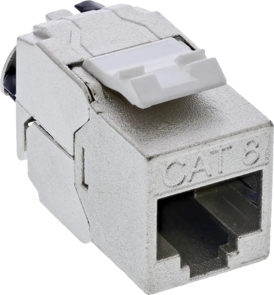 Lot 24 Prises RJ45 Cat.8.1 Keystone pour Réseau Domestique Haute Vitesse