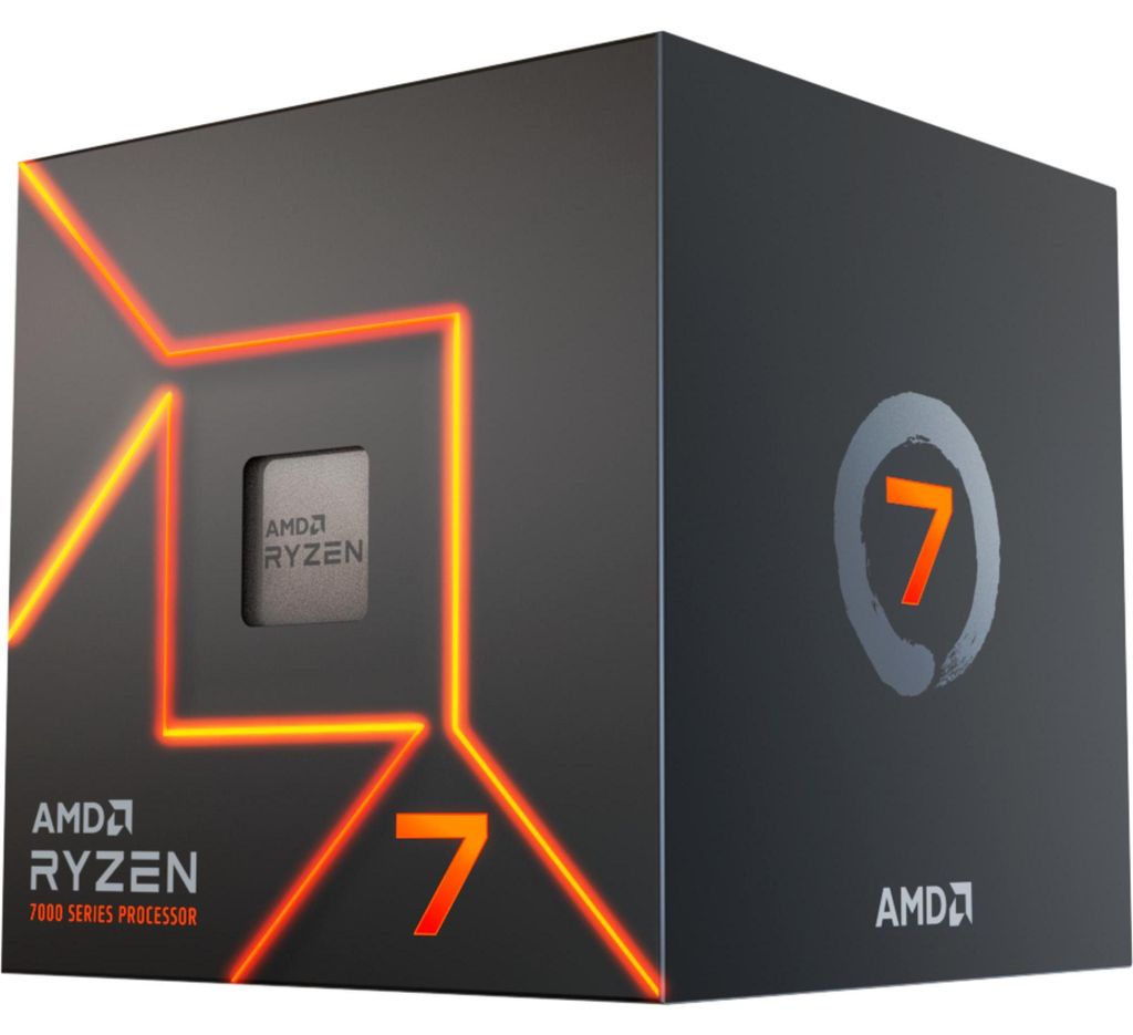 AMD Ryzen 7 7700 Prozessor 3,8 GHz 32 MB L2 & L3 Box Produktbild 