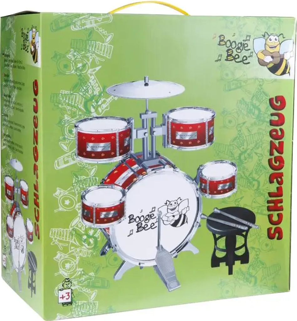 Boogie Bee Schlagzeug 75 x 58 x 41 cm Produktbild 