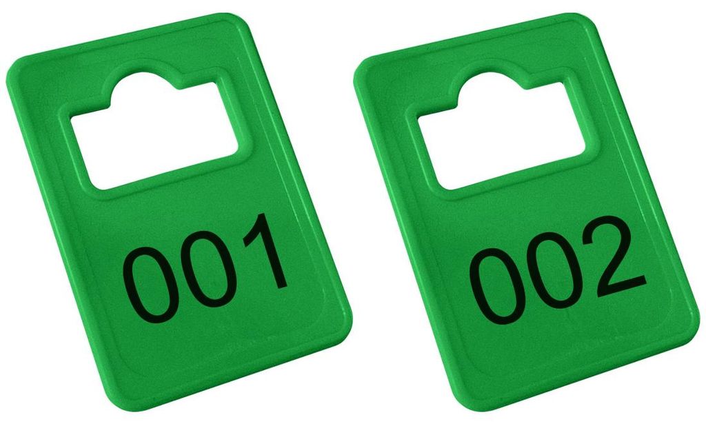Numeri dell'armadio in plastica CombiCraft Tiffany Green - Immagine del prodotto 