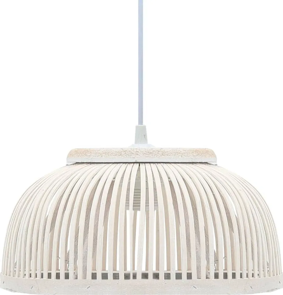 Lampe Suspendue Bambou Design Naturel pour Éclairage Doux E27 40W