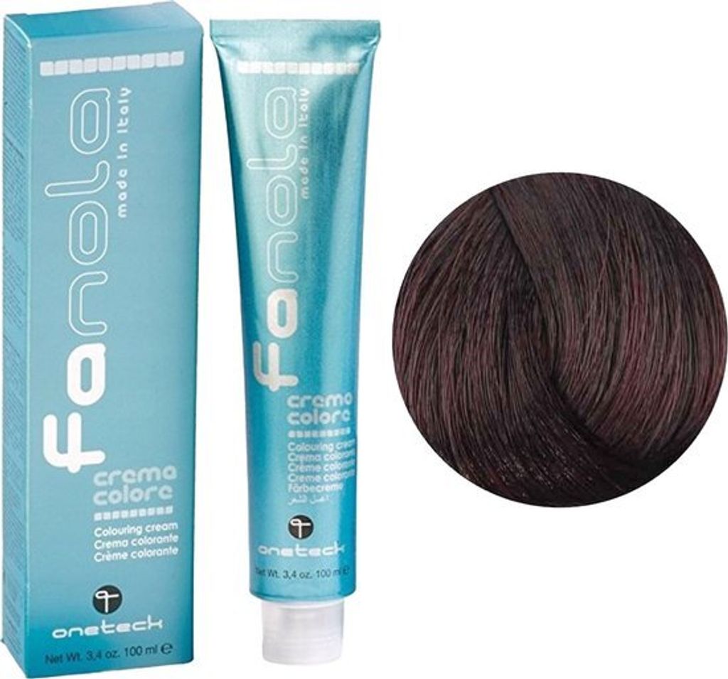 Fanola Haarverf Professional Colouring Cream 4 6 Chestnut Produktbild 
