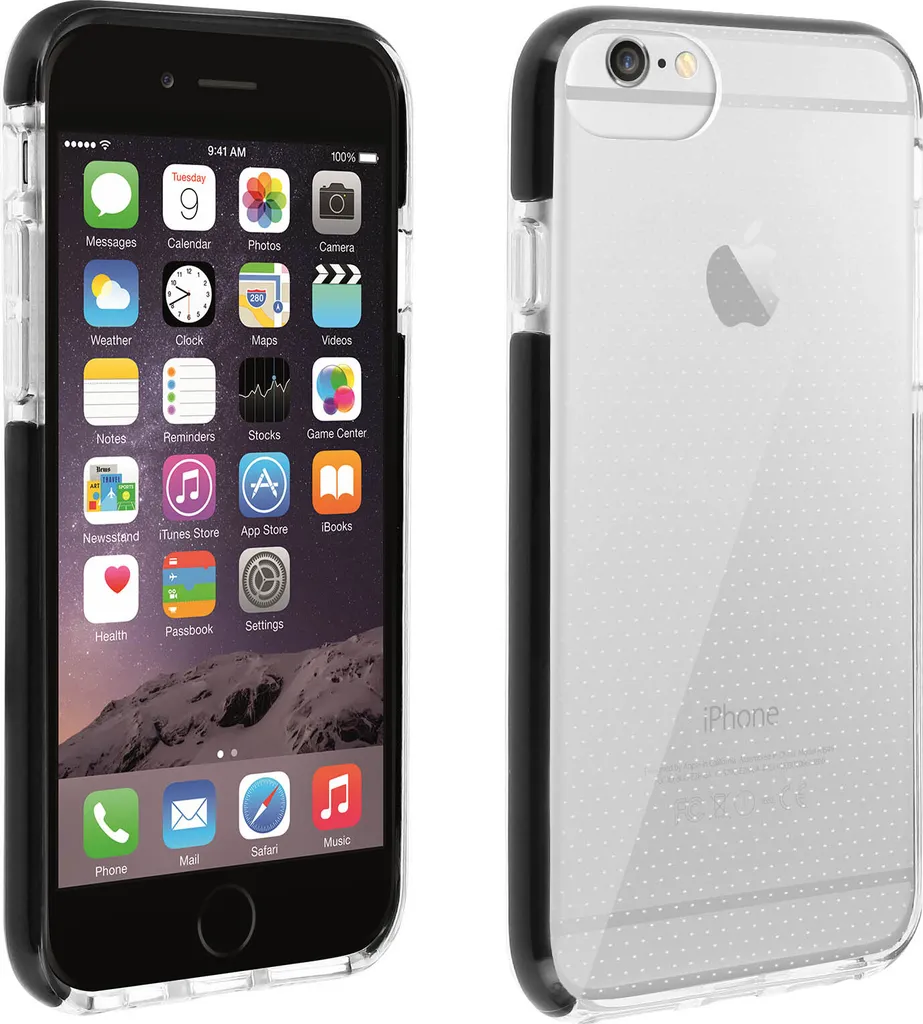 Custodia Bumper Akashi iPhone SE 2020 8 7 6s Trasparente Antiurto