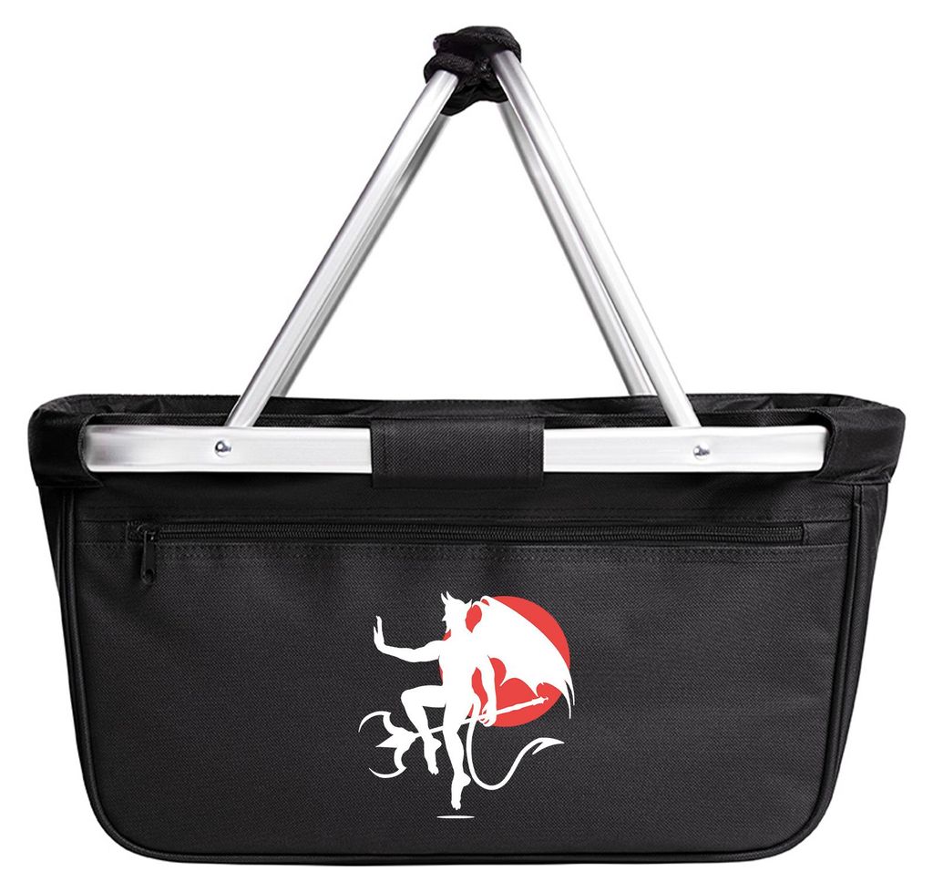 Huuraa Einkaufskorb Teufel Devil 20 Liter Black faltbarer Tragekorb Geschenkidee
