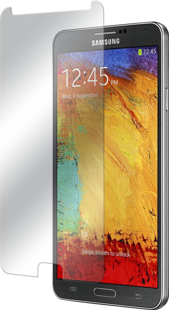 3er-Pack PhoneNatic Glas-Folie klar kompatibel mit Samsung Galaxy Note 3 - Panzerglas für Galaxy Note 3
