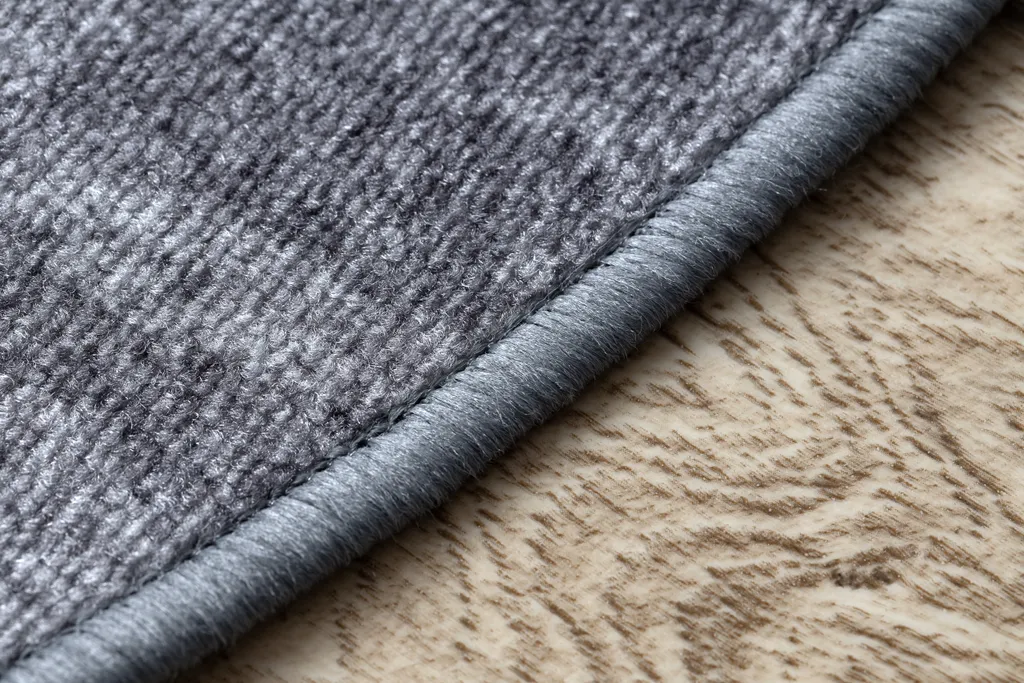 Tapis Rond Gris SOLID 100 cm : Solution Anti-Bruit et Anti-Rayures Sol - 3