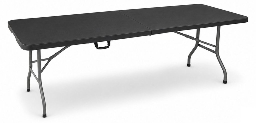 Aga Garten Klapptisch 240x74x74 cm Schwarz Produktbild 