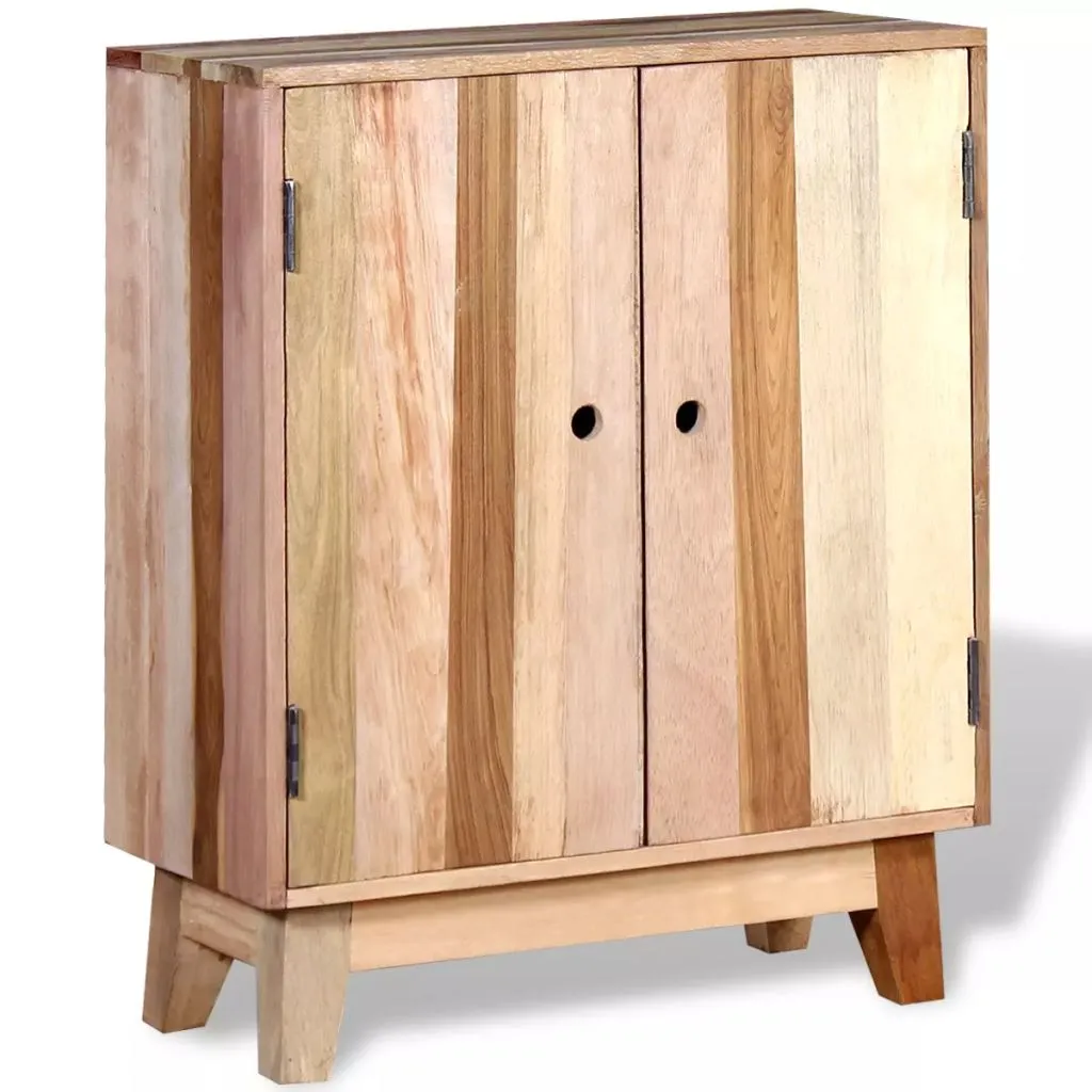 Buffet de rangement pour salon - Meuble en bois recyclé gain de place
