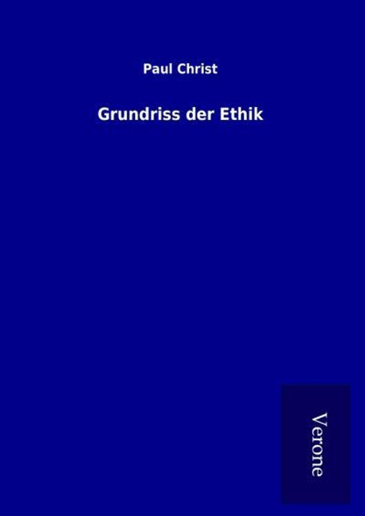 Grundriss der Ethik