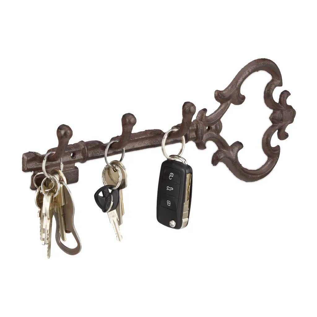 Portachiavi Antik 3 Ganci RD0623: Appendi Chiavi Muro Ghisa Vintage