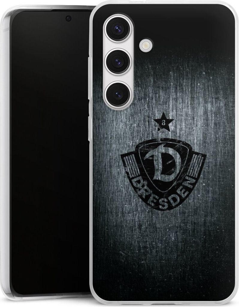 DeinDesign Handyhülle für Samsung Galaxy S24 Silikon Hülle Case Smartphone Schutzhülle Offizielles Lizenzprodukt SG Dynamo Dresden Vintage