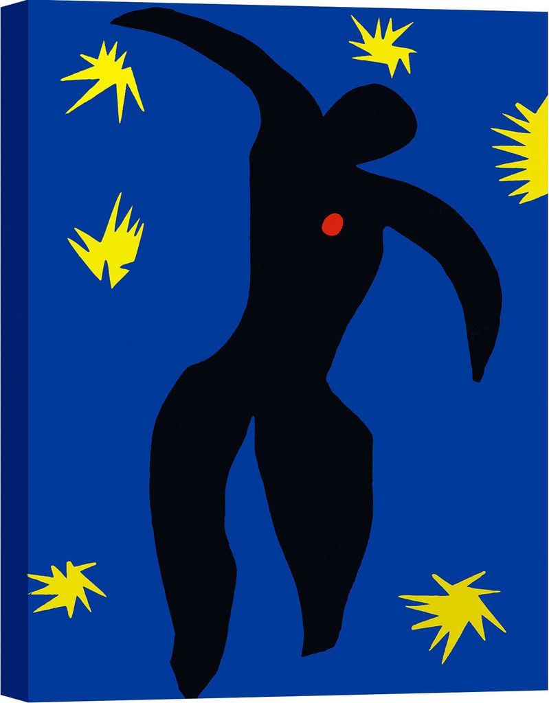 Kunstdruck auf Leinwand, Henri Matisse, Jazz, Ikarus - 60x40 cm