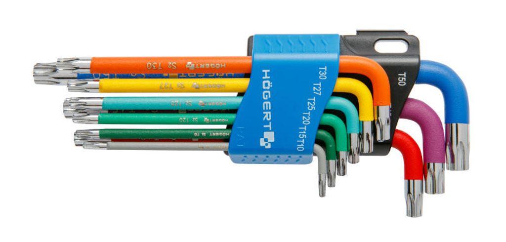 Winkel Schraubendreher Werkzeug Satz T10 T20 T25 T27 T30 Produktbild 