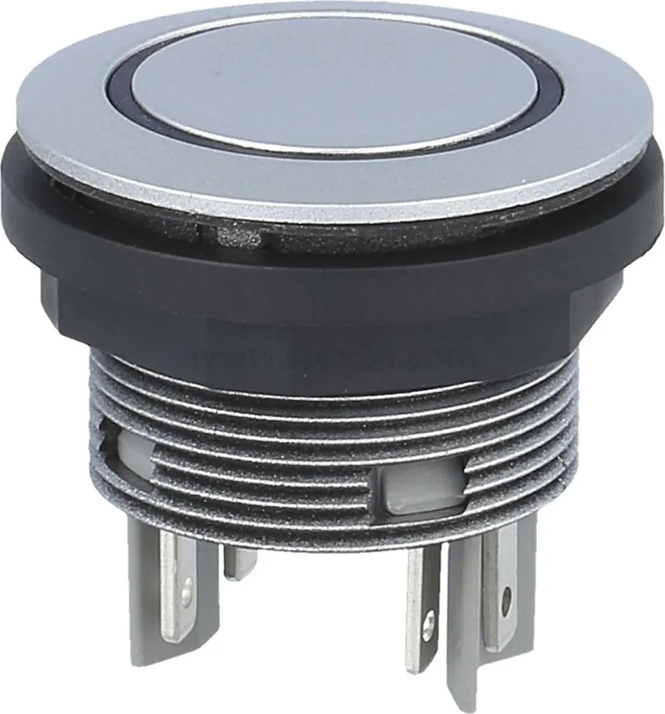 Georg Schlegel SHORTRON: Pulsante Rotondo 2S con LED ad Anello