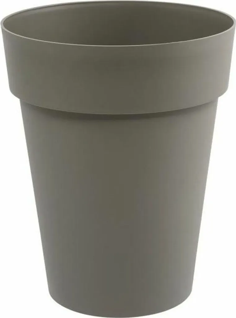 Pot de Fleurs 50L Taupe Haute Résistance - Gamme Toscane EDA Mi-Haut 40cm