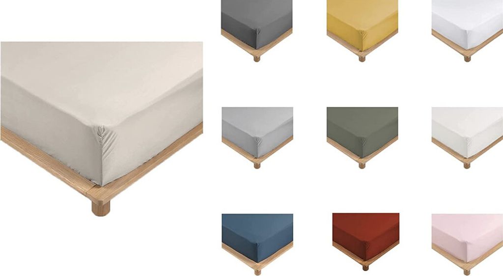 Draps Housse - PROMO LINGE - LIA - Percale de Coton 78fils Image du produit 