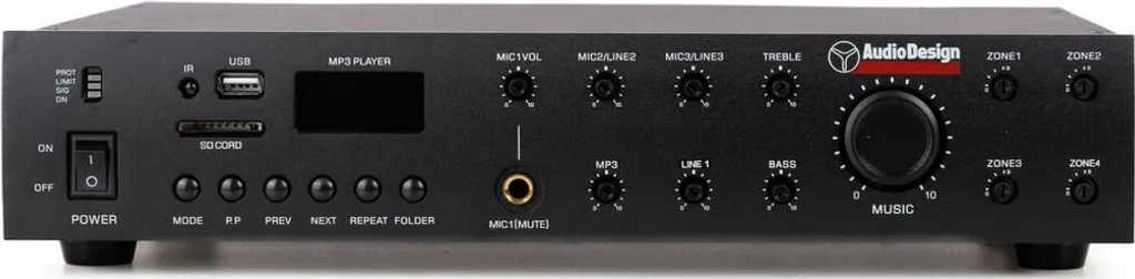 AudioDesign PA 4A250-PH Amplificateur Stable pour Résoudre les Pertes Audio