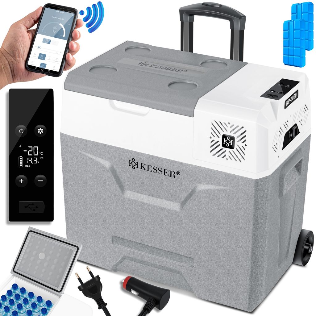 KESSER® Kompressor Kühlbox elektrisch Gefrierbox, Mit Produktbild 