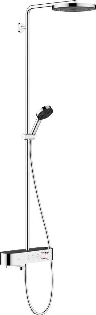 hansgrohe Pulsify Showerpipe 260 1 Strahlart, mit Wannenthermostat, mit Shower Tablet Select 400