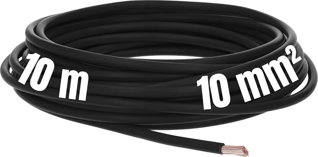 Cavo Lapp 4520015 H07V-K 10mmq Nero 10m | Filo Flessibile Alta Qualità