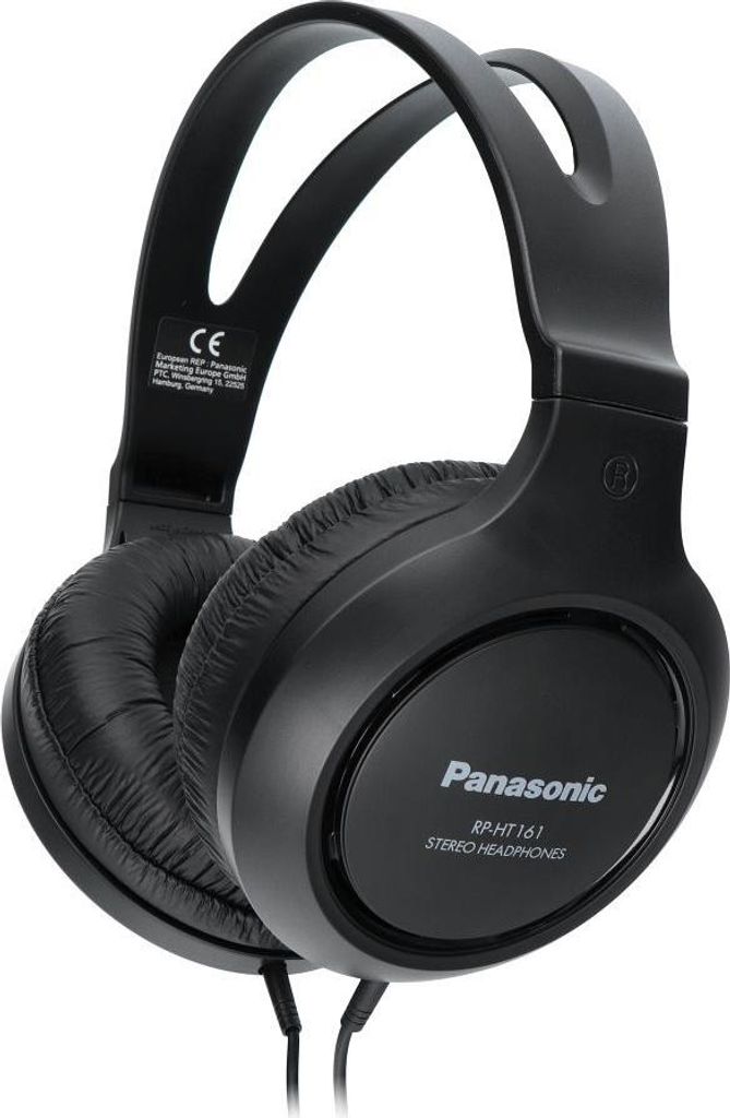 Casque filaire Jack 3,5 mm Panasonic RP-HT161 noir Image du produit 