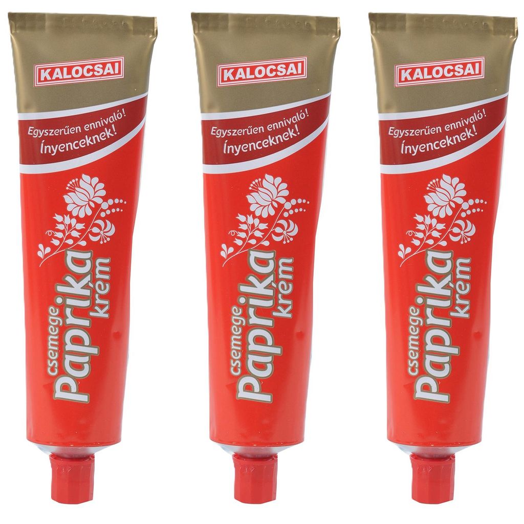 Kalocsai Paprikacreme Mild 3er Pack (3x160g) Tube – Produktbild 